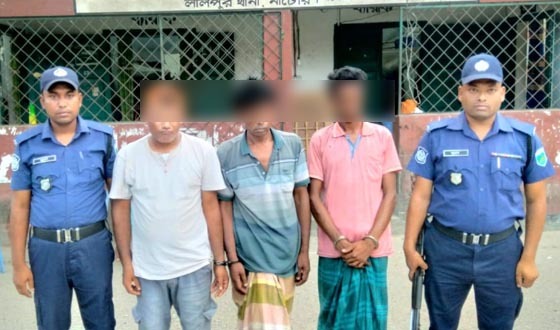 লালপুরে ইয়াবাসহ ৩ মাদক ব্যবসায়ী গ্রেপ্তার