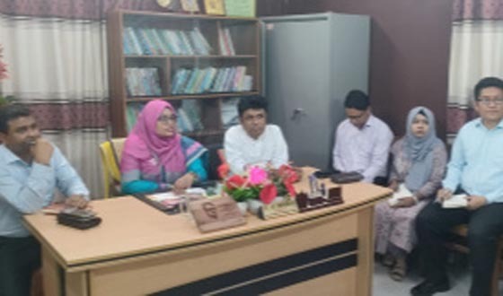 সরকারি অফিস পরিদর্শনে ডিসি আফরোজা আখতার