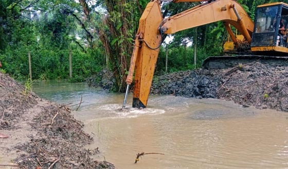 দুই মাস পর পূর্ব সুন্দরবনের খড়মা খালে আবার ফিরেছে ঠিকাদার