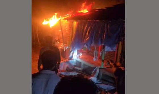 চিরিরবন্দরে ভয়াবহ অগ্নিকান্ডে দোকান পুড়ে ভস্মিভূত