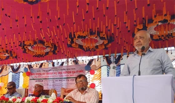 দৌলতপুরে য় সংসদ সদস্য বাচ্চু মোল্লাকে সংবর্ধন