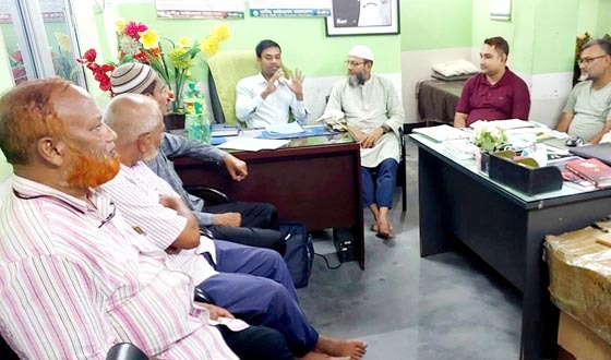 নীলফামারীতে ওষুধ ব্যবসায়ীদের সঙ্গে মতবিনিময়