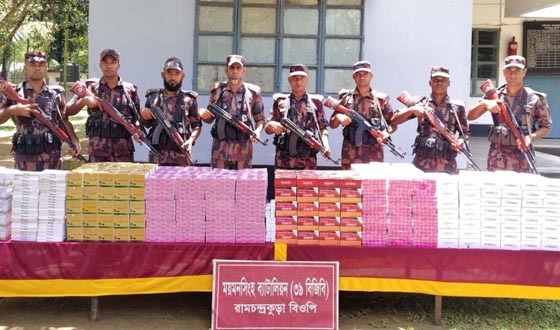 নালিতাবাড়ীতে ভারতীয় ওষুধের চালান জব্দ