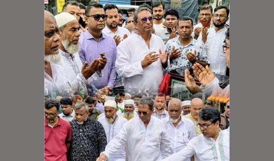 আলগী বাজার সড়ক উদ্বোধন করলেন এমপি মানিক