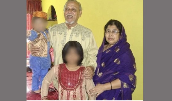 সিলেটে বাসা থেকে স্বামী-স্ত্রী ও গৃহকর্মীর গলাকাটা লাশ উদ্ধা