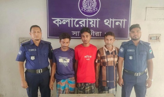 কলারোয়ায় ইউপি সদস্যসহ ৩ মাদক ব্যবসায়ী গ্রেফতার