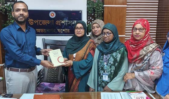 অভয়নগরে ইউএনওর সঙ্গে এএলও নেতৃবৃন্দের সৌজন্য সাক্ষাৎ