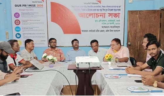 ধামইরহাটে বাল্যবিবাহ শিশুশ্রম ও শিক্ষার্থী ঝড়েপড়া রোধে আলোচনা সভা