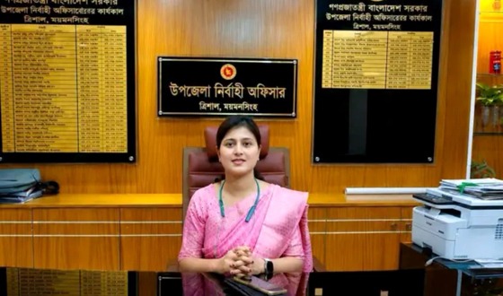 ত্রিশালের নতুন ইউএনও হাসনাত জাহান খান