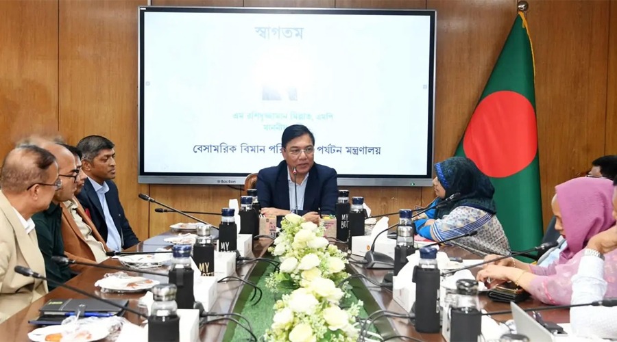 বিমান খাত নিয়ে সরকারের পরিকল্পনা তুলে ধরলেন নবনিযুক্ত বিমানমন্ত্রী