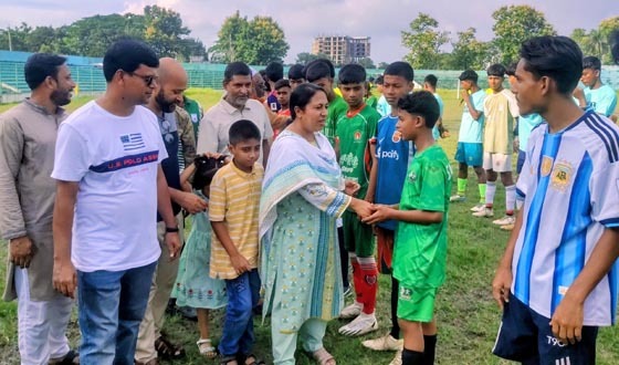 শেরপুরে জাতীয় চ্যাম্পিয়ন লীগের খেলোয়াড় বাছাই অনুষ্ঠিত