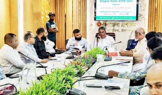 হাইমচরে মাসিক উন্নয়ন সভা ও বৃক্ষরোপণ কর্মসূচিতে এমপি মানিক