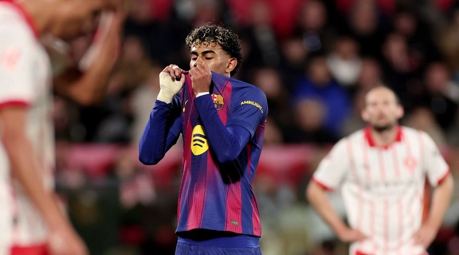 ইয়ামালের পেনাল্টি মিস, জিরোনার কাছে হারলো বার্সা