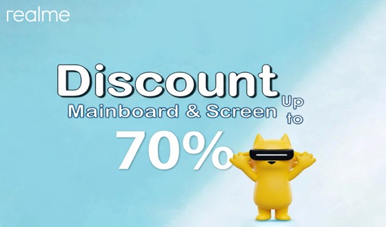 স্পেয়ার পার্টসে ৭০% পর্যন্ত ছাড় পাচ্ছেন রিয়েলমির গ্রাহকরা