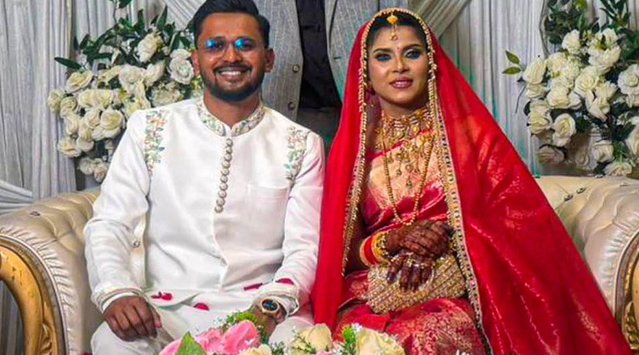 বিয়ের পিঁড়িতে বসলেন নারী ক্রিকেট দলের সুপ্তা