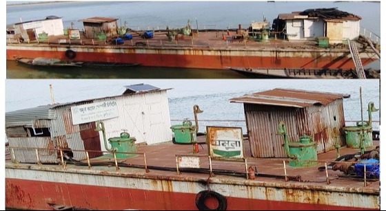 চিলমারীতে ভাসমান ডিপো ৮বছর ধরে তেল শূন্য