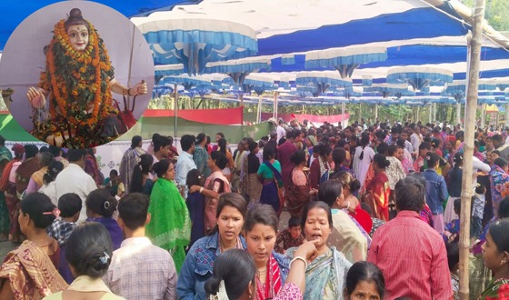 রাজারহাটে সার্বজনীন মহাদেব মন্দিরে পূজা ও মিলন মেলা