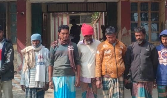 আশাশুনিতে পুলিশের  অভিযানে গ্রেফতার ৭