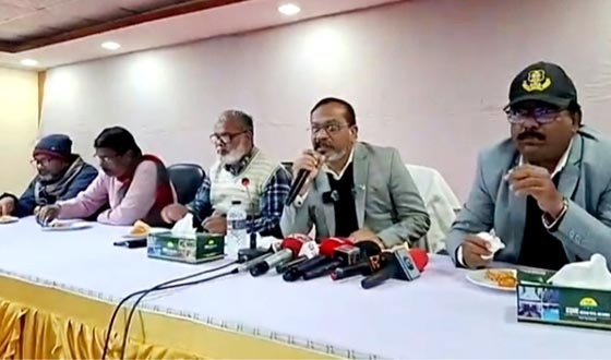 নীলফামারী- ৪ আসনে সংবাদ সম্মেলন করে ভোট প্রার্থনা