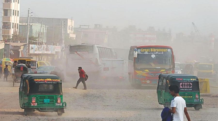 আজ ঢাকার ছয় এলাকায় বাতাস খুবই অস্বাস্থ্যকর