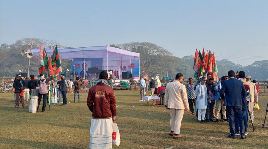 ময়মনসিংহে তারেক রহমানের জনসভা, নেতা–কর্মীদের উৎসাহী উপস্থিতি