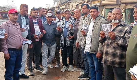 বিরলের ধানের শীষের পক্ষে যুবদলের নির্বাচনী প্রচারণা