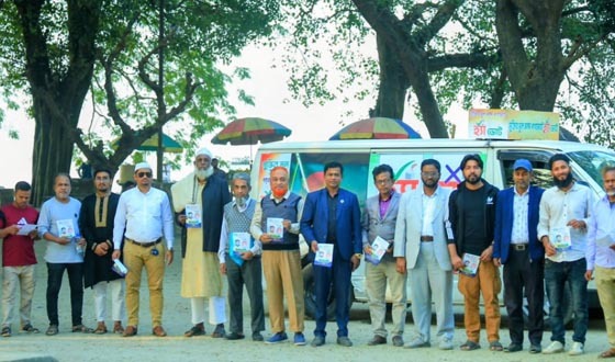 চাঁদপুরে ‘হ্যাঁ’ ভোটের পক্ষে এনসিপি’র প্রচারণা