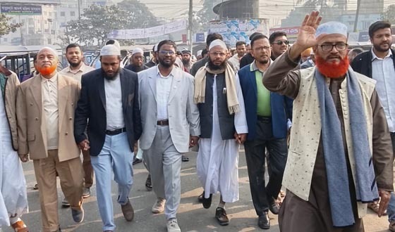 চাঁদপুরে দাঁড়িপাল্লার পথসভা ও গণসংযোগ