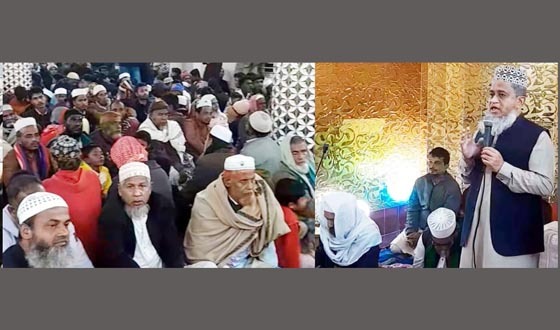 চাঁদপুর-৩ আসনে মোমবাতির প্রার্থীর নির্বাচনী গণসংযোগ