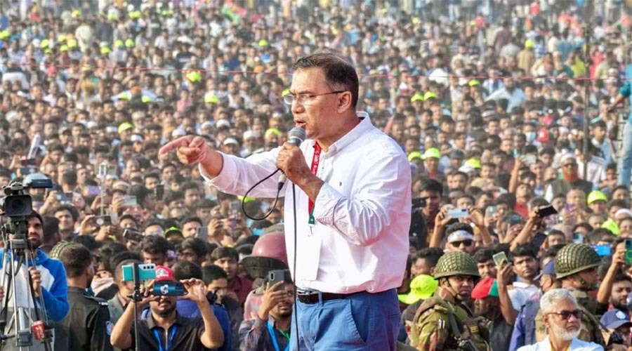 বিএনপি জানে কীভাবে দেশকে সামনে এগিয়ে নিতে হয়: সিরাজগঞ্জে তারেক রহমান