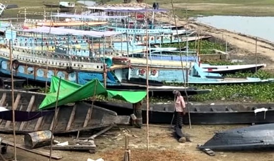 কিশোরগঞ্জের হাওরের নদীগুলোতে মিঠা পানির মাছ হারিয়ে যাচ্ছে