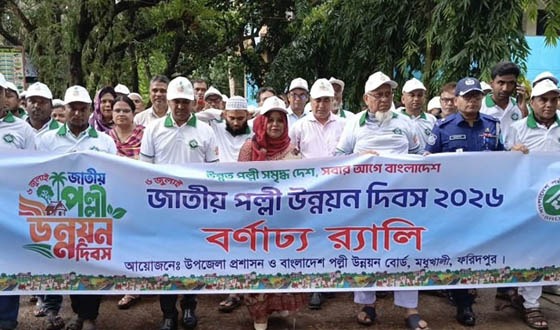 মধুখালীতে জাতীয় পল্লী উন্নয়ন দিবস পালিত