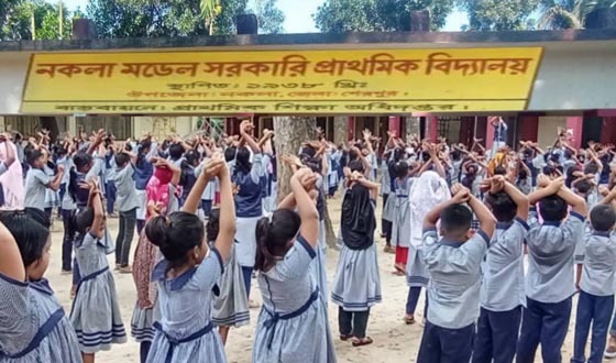 নকলা প্রাথমিক বৃত্তিপেয়েছে ২০৩ জন