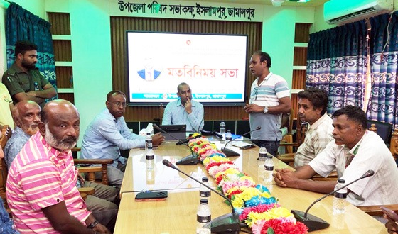 ইসলামপুরে ইউএনও এর সাথে সাংবাদিকদের মতবিনিময়