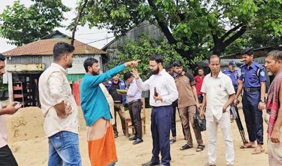 সরাইলে নদী দখলদার বালু খেকু আকবরের বিরূদ্ধে মামলা