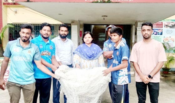সৈয়দপুরে ক্রিকেট একাডেমির প্রাক্টিস মাঠে যুক্ত হলো নেট