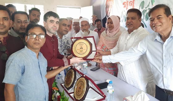 নাসিরনগরে সাংসদ এমএ হান্নানকে গণ সংবর্ধনা প্রদান