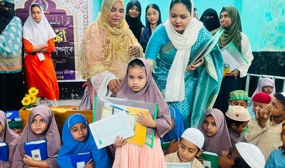 মেধাবী শিক্ষার্থীদের পুরস্কৃত করল ‘বিজয়ী’ ফাউন্ডার তানিয়া ইশতিয়াক