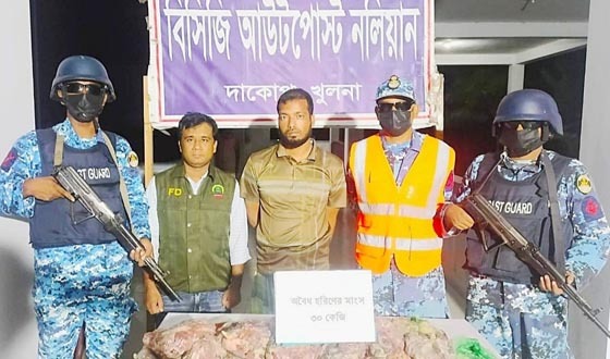খুলনায় ৩০ কেজি হরিণের মাংসসহ গ্রেফতার ১