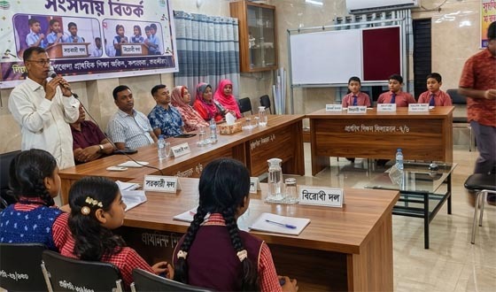 কলারোয়ায় শিক্ষার্থীদের রোমাঞ্চকর সংসদীয় বিতর্ক