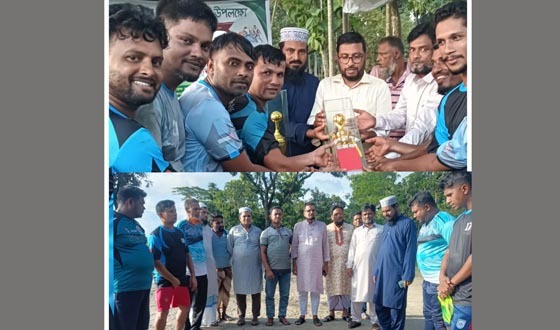 কিশোরগঞ্জের ফাইনাল ফুটবল ম্যাচ খেলা সম্পন্ন