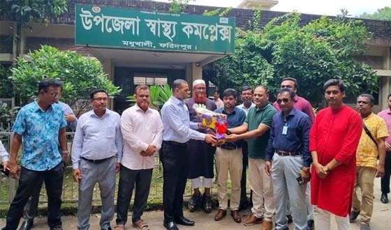 মধুখালীতে স্বাস্থ্য কমপ্লেক্স পরিদর্শন করেন জেলা সিভিল সার্জন
