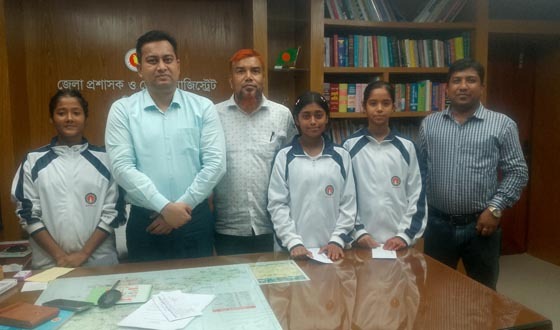 নতুন কুঁড়ি স্পোর্টসে জাতীয় পর্যায়ে শৈলকুপার ৩ কিশোরীর সাফল্য