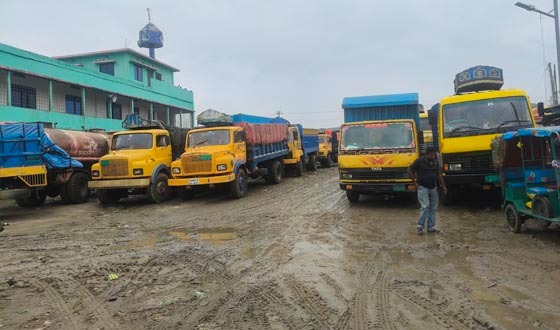 বৃষ্টিতে বালু-কাদায় নাকাল মজুচৌধুরীর হাট ফেরিঘাট, চরম দুর্ভোগ