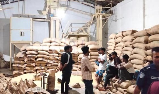 শেরপুরে ৩৩ টন সরকারি খাদ্যবান্ধব কর্মসূচির চাল জব্দ, আটক ১