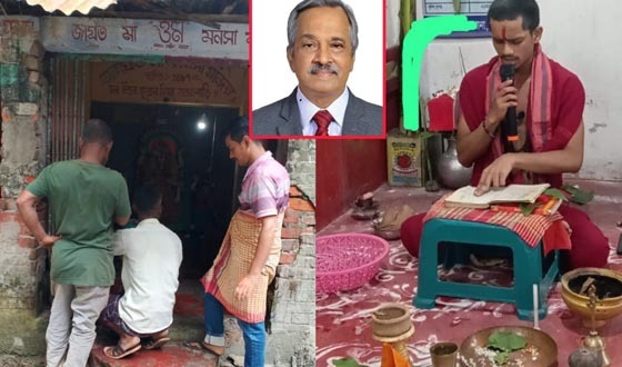 বরিশালের শত বছরের মন্দিরকে মডেল মন্দির নির্মানের দাবি
