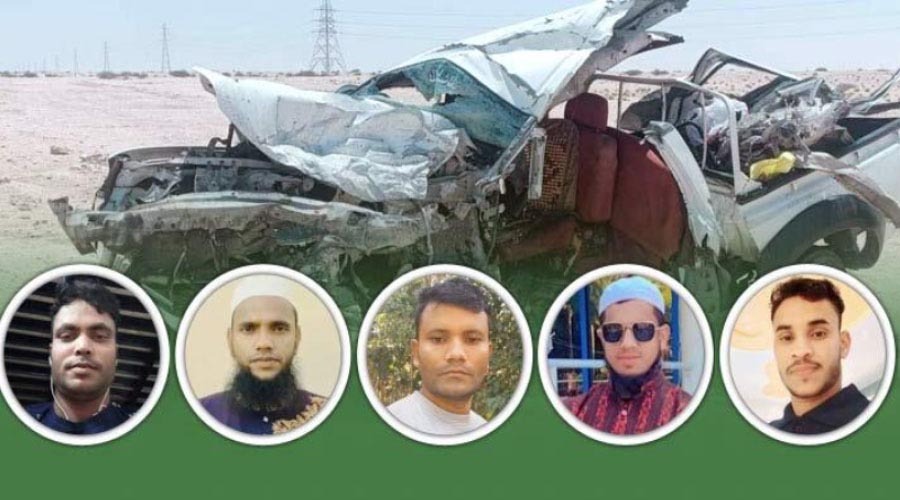 কাতারে সড়ক দুর্ঘটনায় নিহত ৫ প্রবাসীর মরদেহ পৌঁছাল সিলেটে