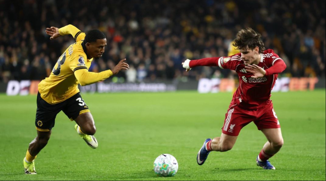 লিভারপুলের সাথে জয় পেয়ে চমক দেখালো উলভারহ্যাম্পটন