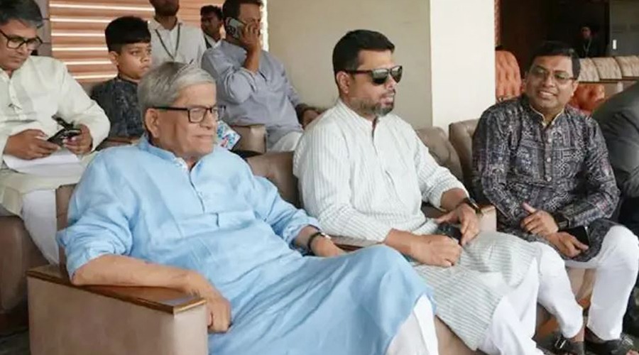 বাংলাদেশের খেলা দেখতে এলেন মির্জা ফখরুল