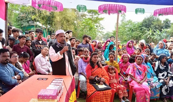 সোনাপুর বেদে পল্লীতে সম্প্রীতি সমাবেশ অনুষ্ঠিত